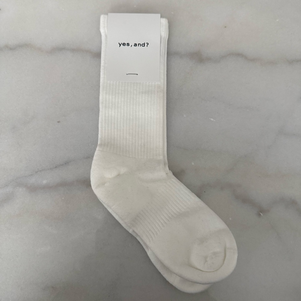 NEW Ariana Grande yes, and? White Socks